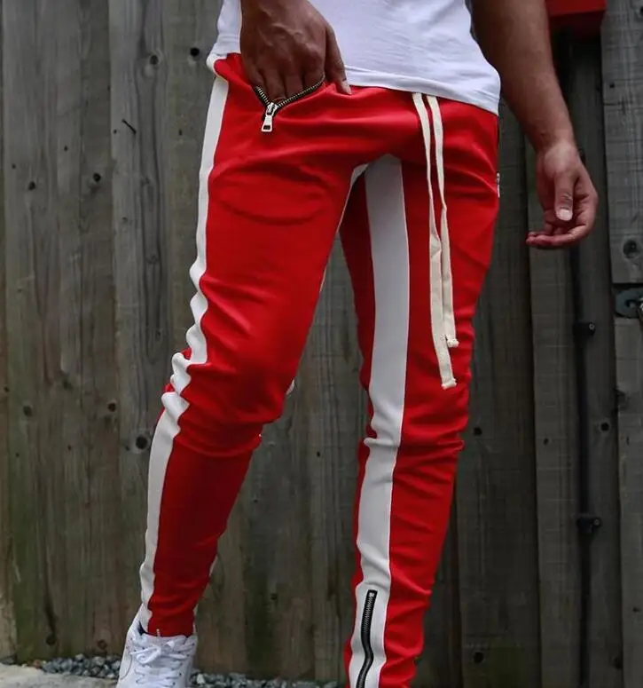 Men's Joggers - Fitness Tracksuit Bottoms, Skinny Sweatpants for Gym & Casual Wear