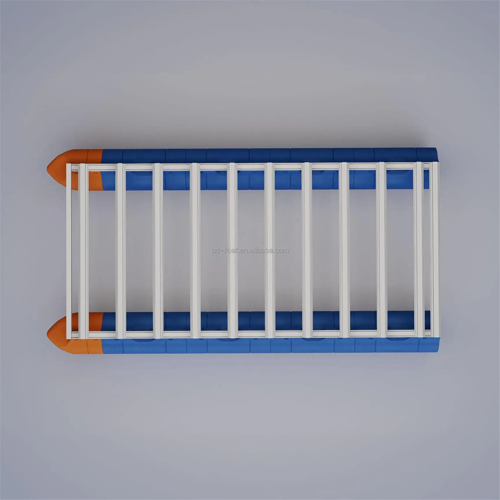 18" WIDE HDPE PLASTIC PONTOONS FLOATS PONTOON BOAT FLOATS WORK BARGE FOR MARINE DOCK