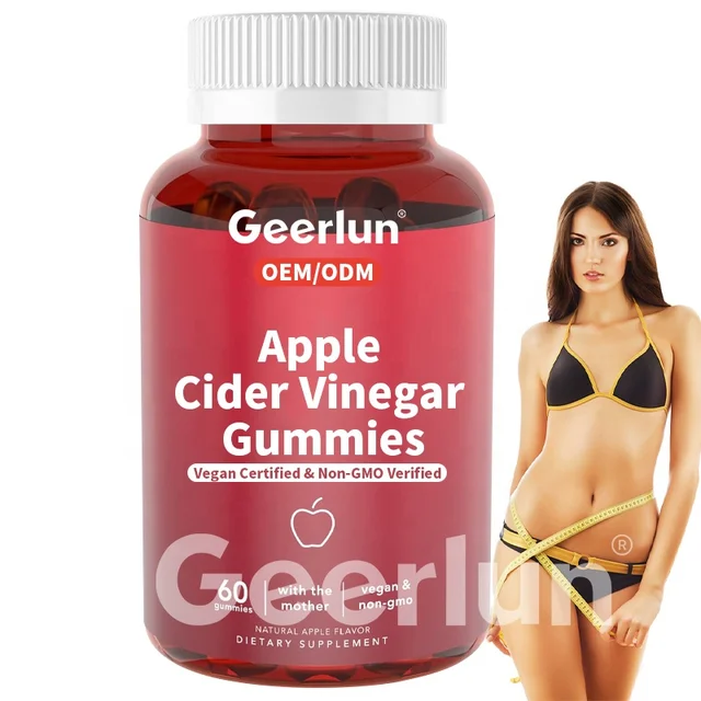 2024 Best Sale Supplements Improve Digestion & Metabolism Gummy Candy Apple Cider Vinegar Gummies