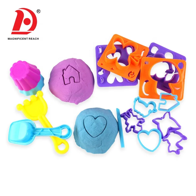 HUADA 2021 Новый Стайлинг красочная тестовая глина для творчества волшебный движущийся Космический песок игрушки игровой набор