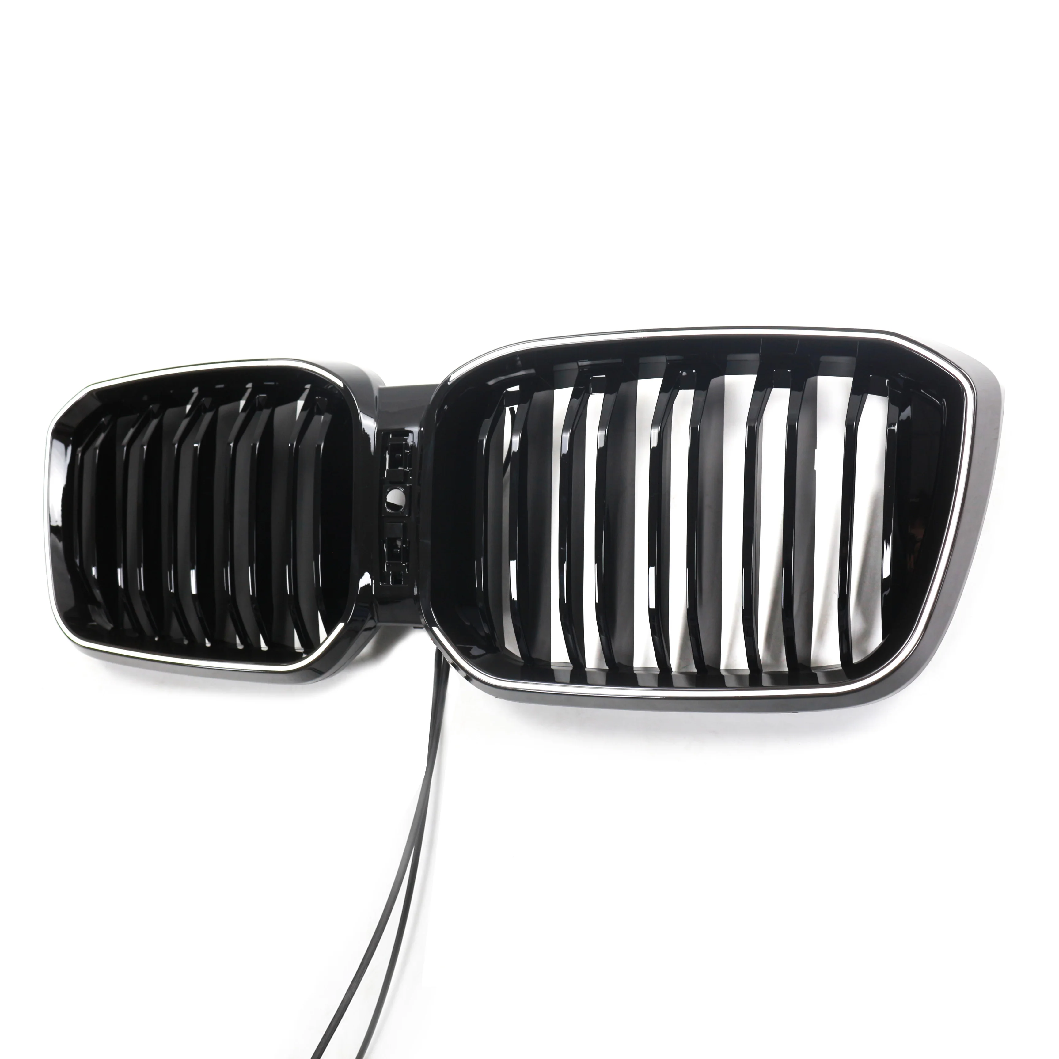 Dual Slat Front Grille Led Light Grill Auto Body Parts Car Front Bumper