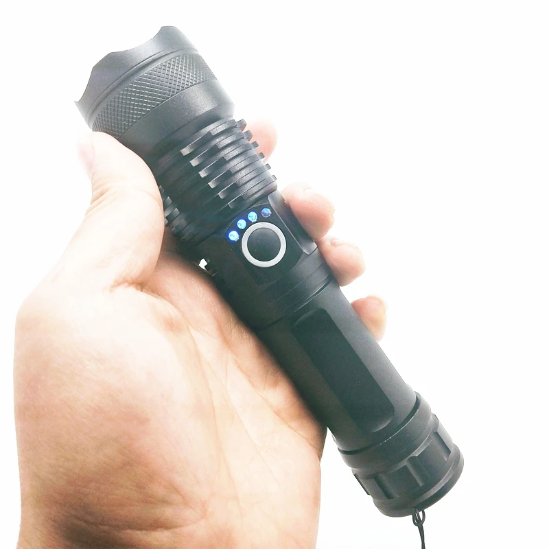 2020 Most Powerful LED Tactical XHP50 Led Flashlight 26650 USB Rechargeable Torchlight P50 Flash Torch Light Lamp