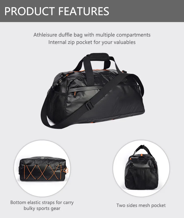 Fashion large travel women tote bag handbag nylon waterproof  shoulder weekend gym bag female duffle bags