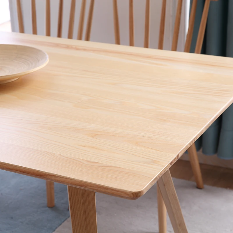 Dreamhause High Quality Nordic Simple Solid Wood Dining Table for Home Restaurant Used