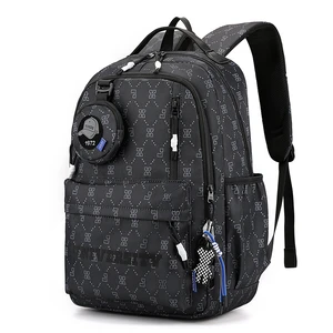 OMASKA Wholesale Casual Sport Backpack Teen Girls High Capacity Waterproof Oxford College Zipper Letter Laptop Mochila
