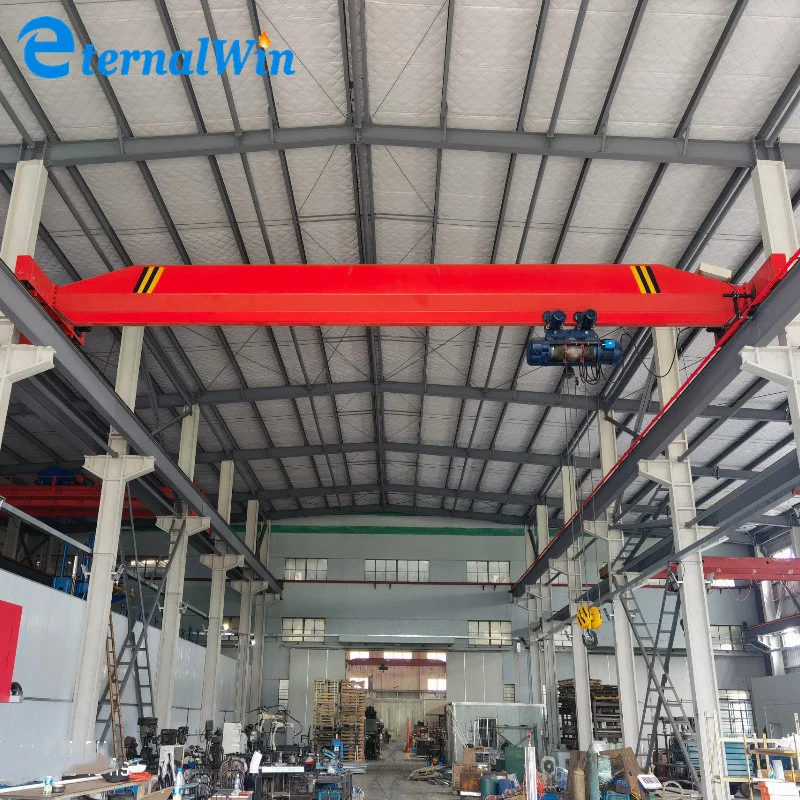 3 Ton 5 Ton 10 Ton Demag Insulated Wireless Remote Eot Single Girder Overhead Crane with Motor and Gear Price