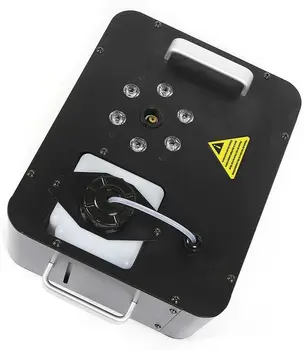 Topflashsatr 900W 3in1 RGB LED Fog Machine Remote Control DMX Smoke Machine for Club Wedding Party Show Fogger Making