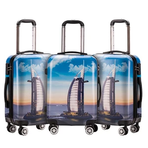 Best Selling PC Carry on Luggage Set Custom Wear Resistant Trolley Travel Suitcase for Gift Boarding Case