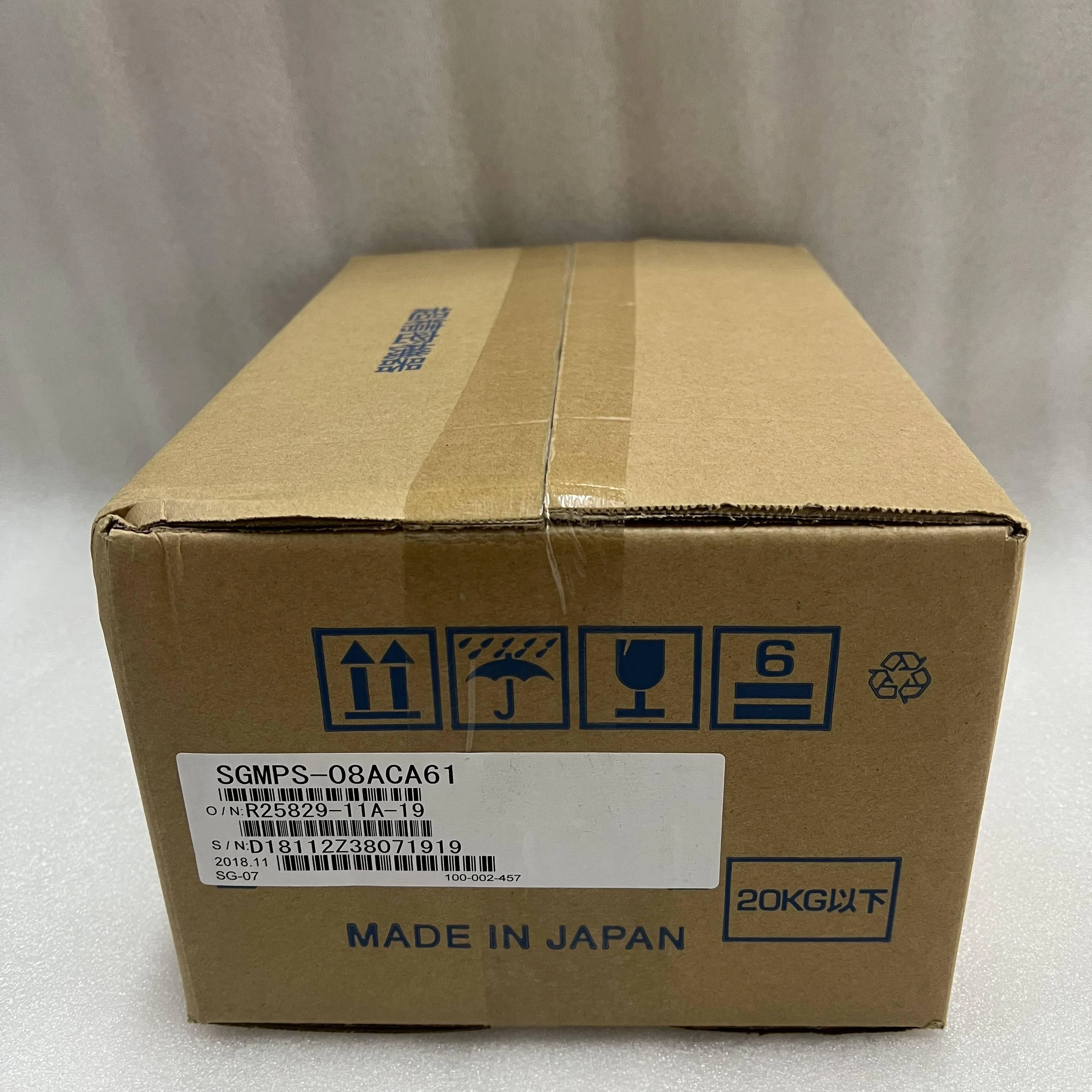 Yaskawa AC Servo Motor SGMPS-08ACA61 Yaskawa AC Servo Motor SGMPS-08ACA61