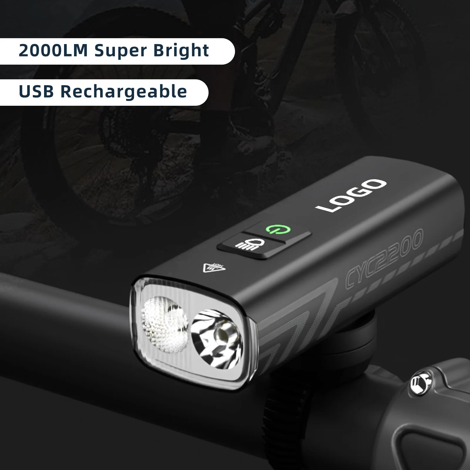 Road Bike Headlight Brightest Mtb Light Sorider 2000 Lumens Bike