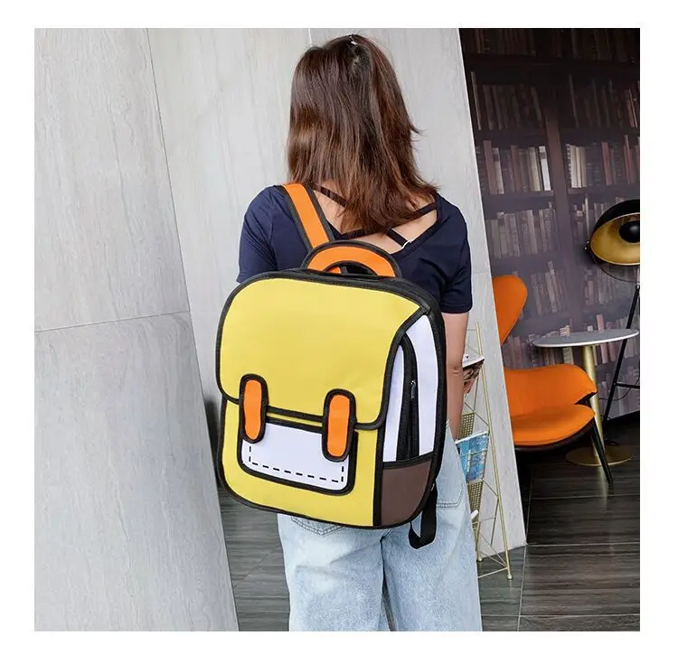 Shop Our Hot Sale Cartoon 2D Backpacks for Kids Cute Durable
