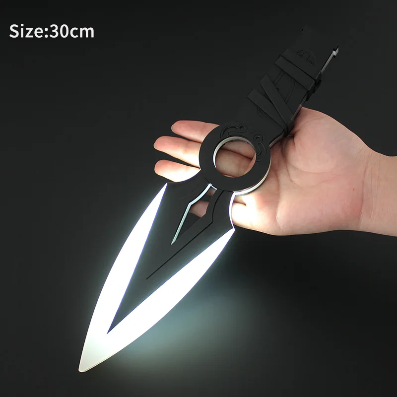 Valorant jett Knife充電プラスチックナイフゲームおもちゃ