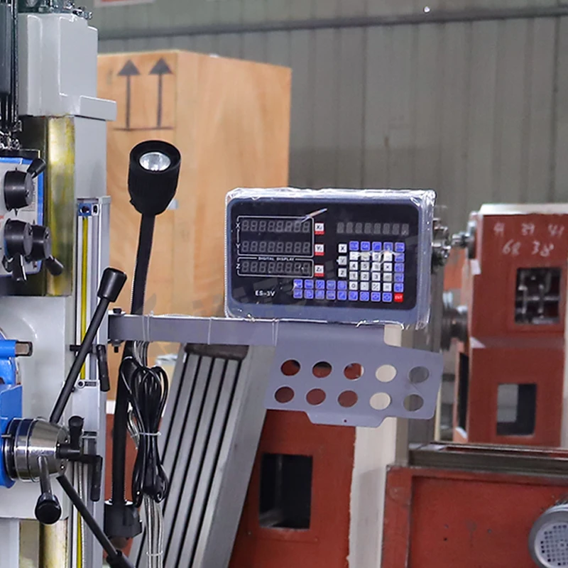 ZX50C Universal Divider 220v Single Phase Power Vertical Auto Drill and Milling Machine Manual Mills