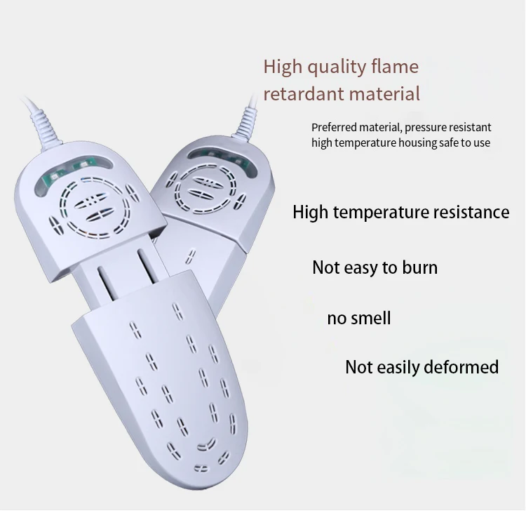 Electric Shoe Dryer Without Timer Retractable Boot Warmer Shoe Deodorizer for Boots Sanitizing and Deodorizing Portable Dryer