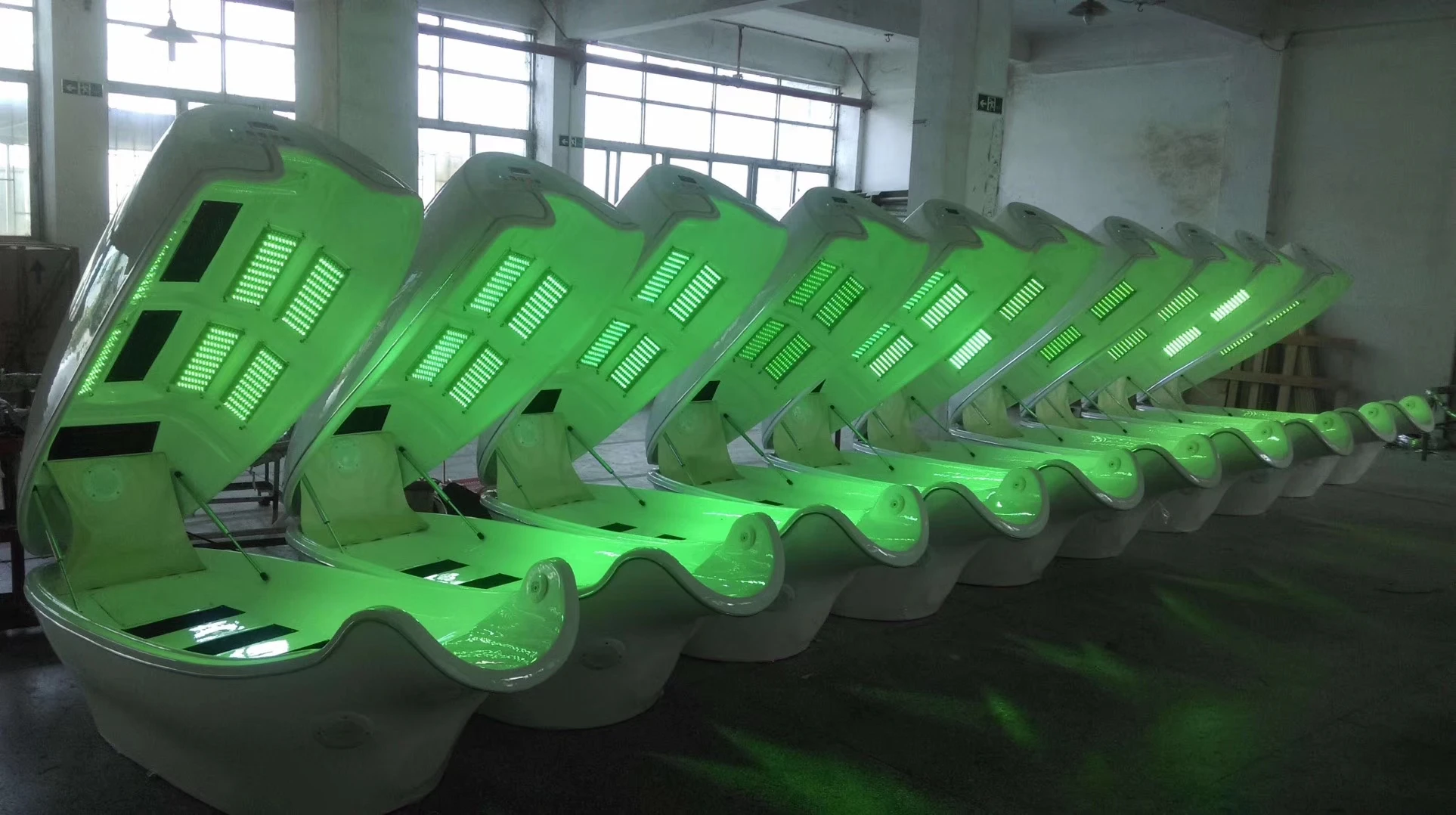 Far Infrared Ozone Sauna Spa Capsule / Led Light Therapy Bed For Full Body Buy Led Light