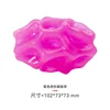 Boule de destruction des aliments ovale violette