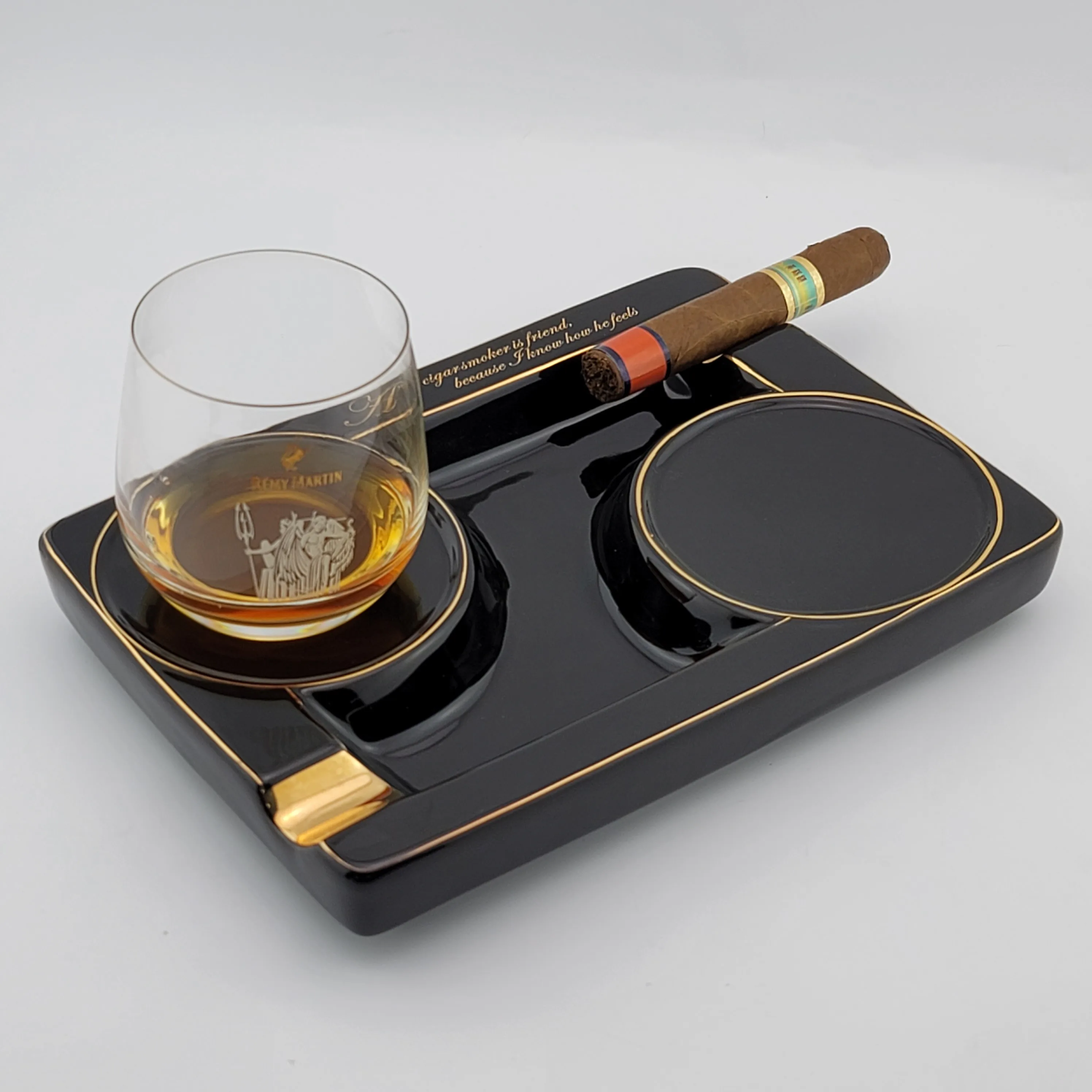 Custom Logo Ceramic Cigar Ashtray For Wholesale Luxury Cigar Ashtray Buy Ashtray Cigar,Custom