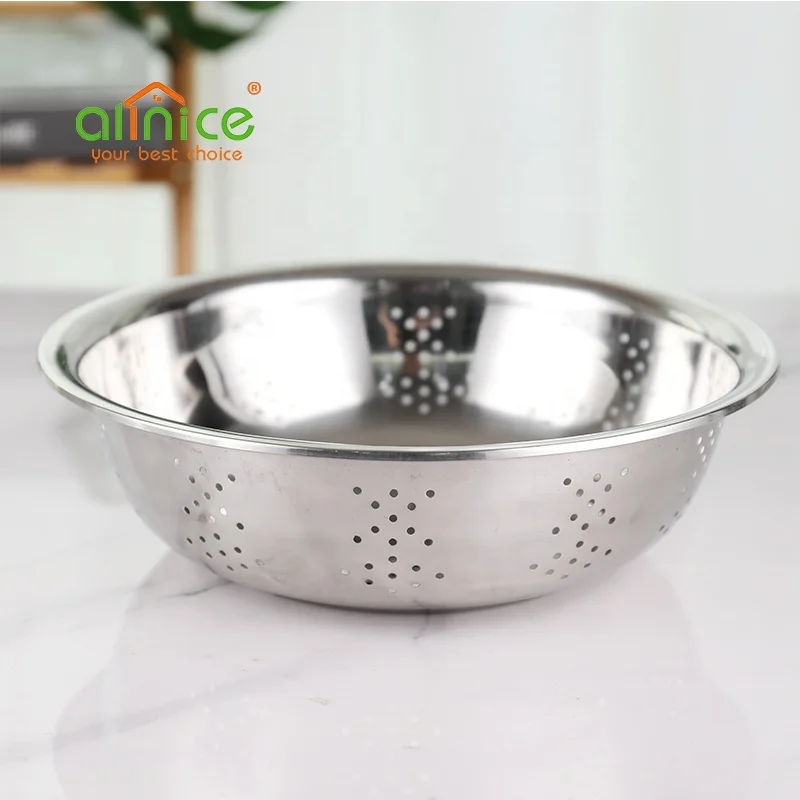 Многофункциональный дуршлаг 3 в 1, сливная корзина из нержавеющей стали, ситечко, чаша для мытья овощей и фруктов