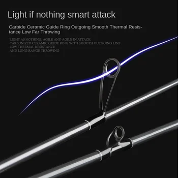 Demon Hunter Magic Shadow L Carbon Straight Handle Luya Fishing Rod for Bass and Mandarin Fish Lure Fishing Quick Adjustment – Soft Lure – view 4