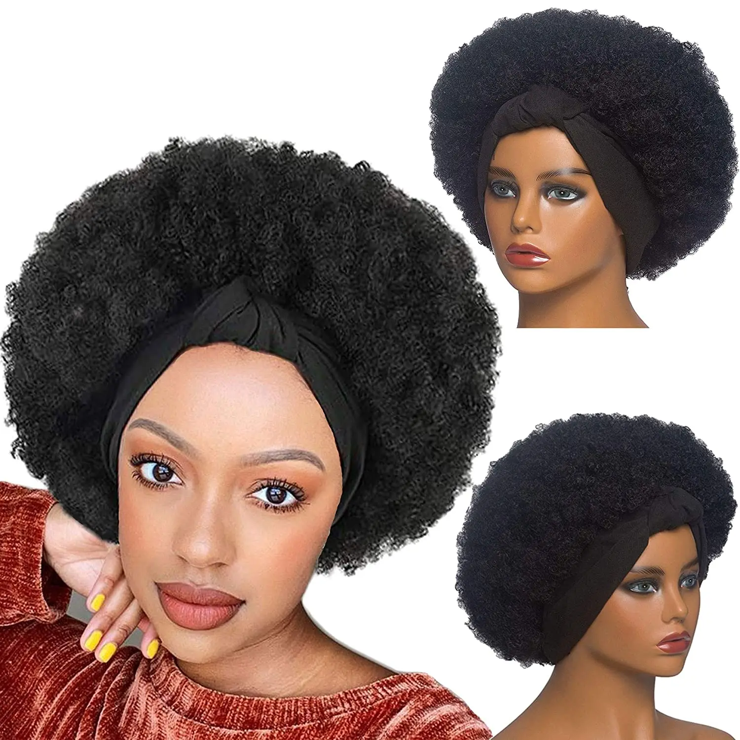 Hot Selling Short Afro Curly Synthetic Alibaba