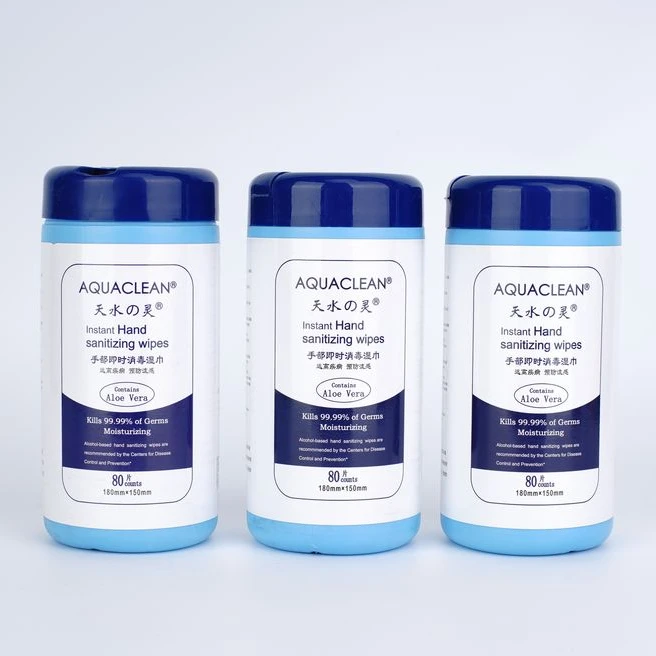 Alcohol Free  Hand Sanitizer Hand Sanitizing Wipes 80ct