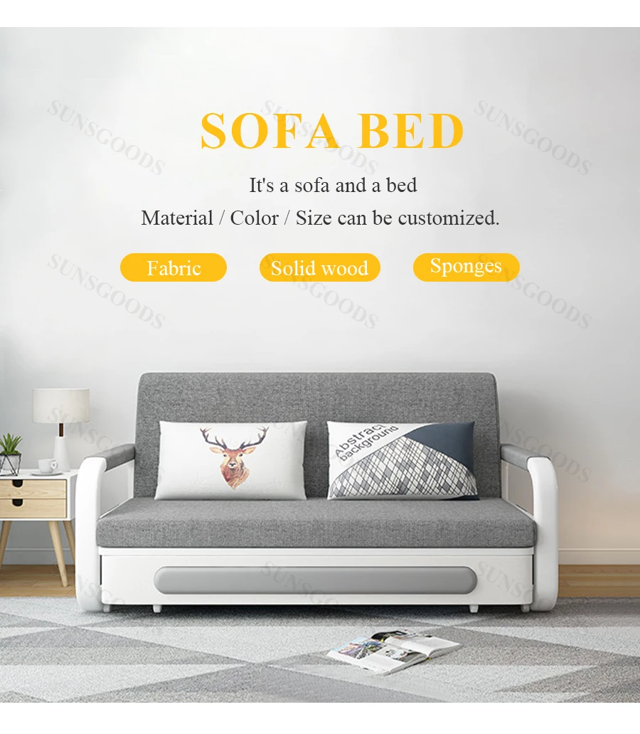 Sofa Cum Bed Save Place Factory Price Modern Design Living Room