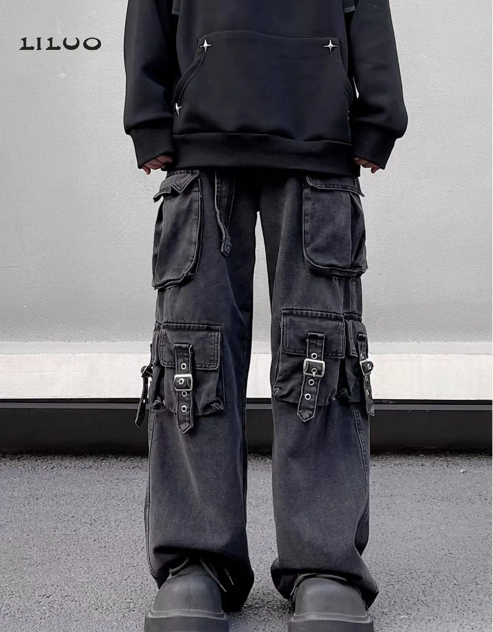 Shop Men's High Street Cargo Pants Baggy Jeans Wholesale
