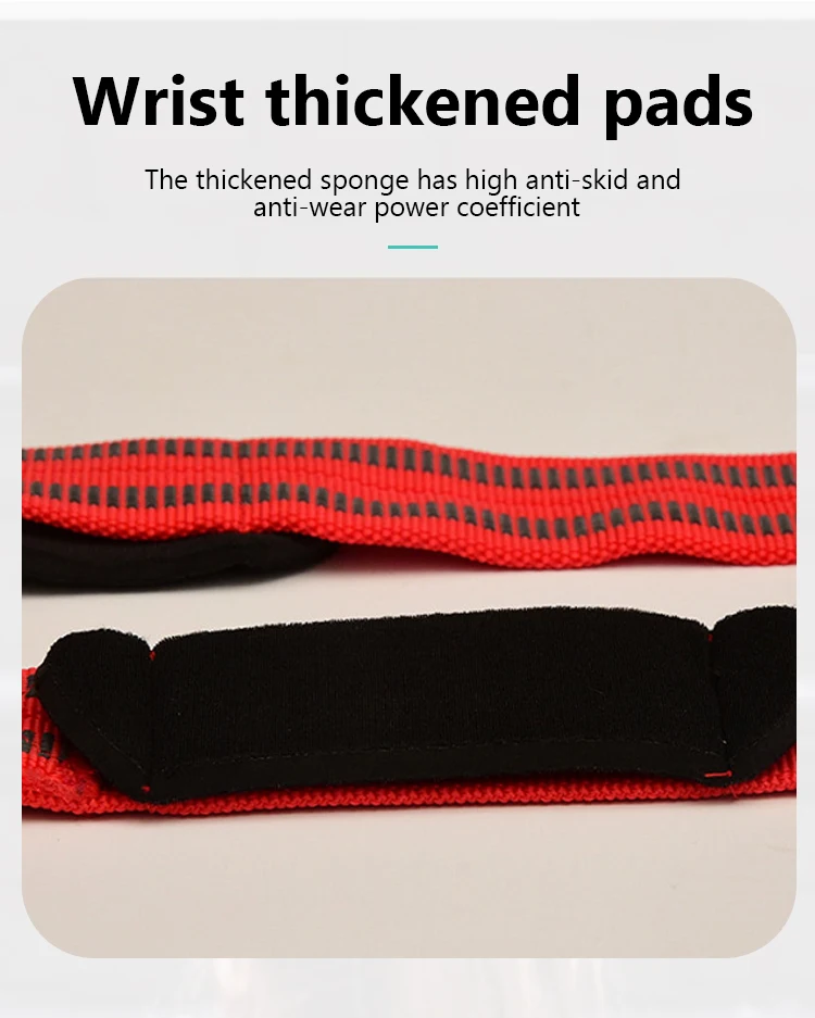 Wholesale Fitness Wrist Cuff Custom Logo Wrist Straps Weightlifting Gym Weight Lifting Straps