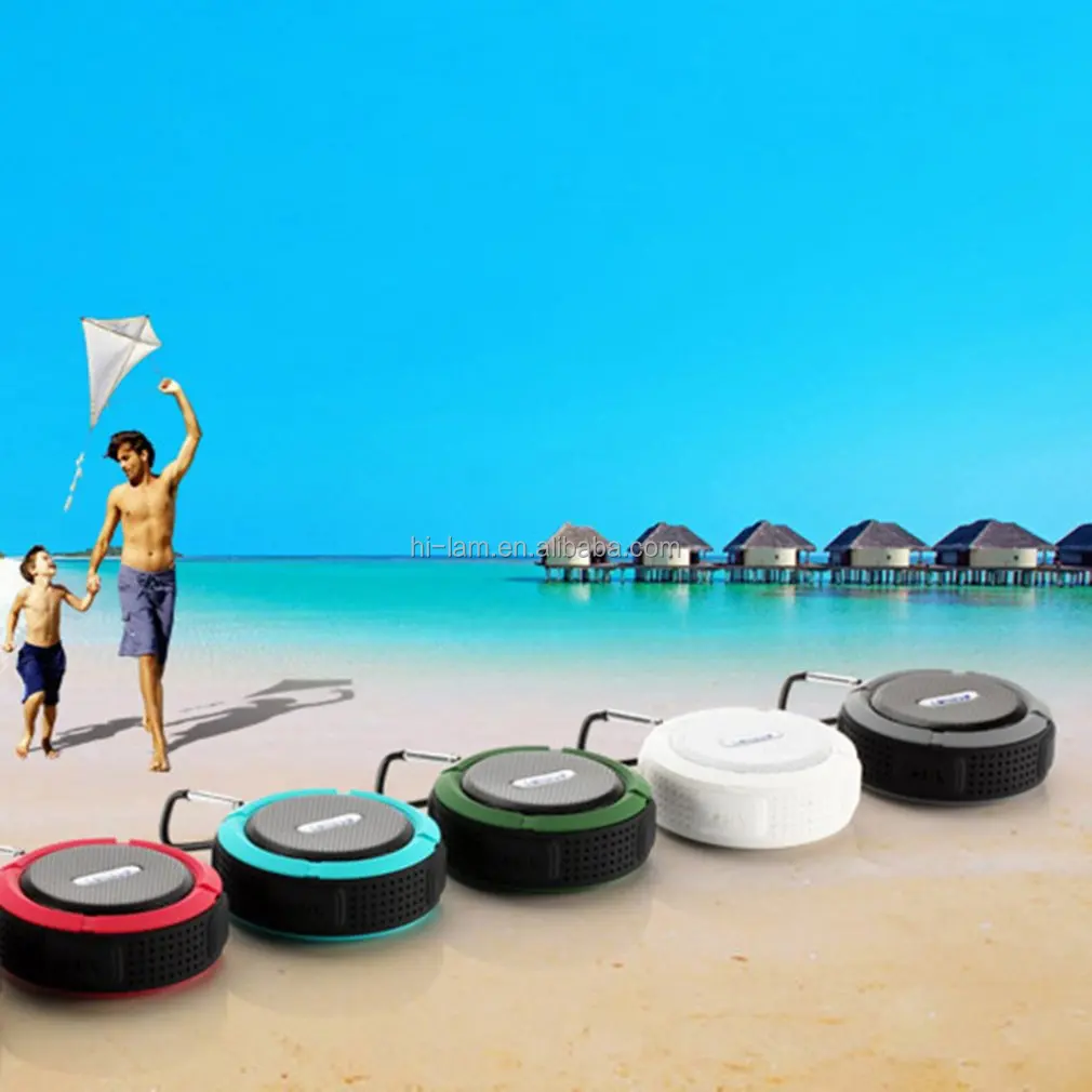 Waterproof Mini Plastic Portable Wireless Speaker With Calls Hand free For Showers Bathroom Poor Car Beach & Outdoor use - ANKUX.COM