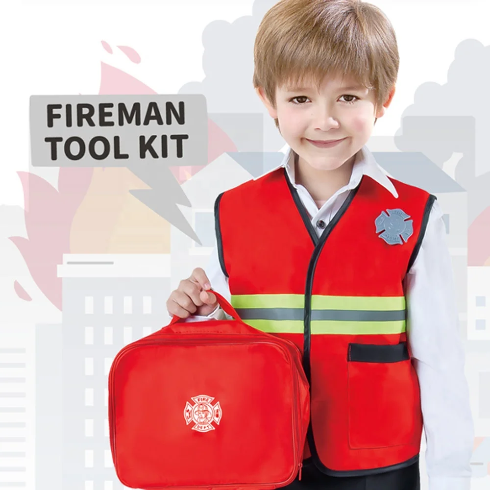 HW Хэллоуин астронавт Малыш Косплей Костюм Полицейский солдат пожарная Униформа ролевые игры платье Детский