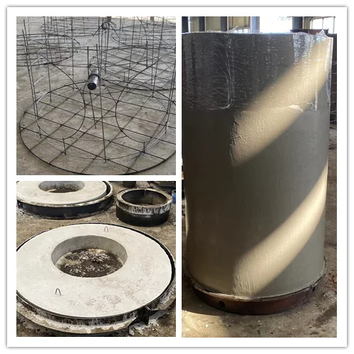 Automatic Precast Concrete Pipe Inspection Well Manhole Mould Fence Form Making Machine
