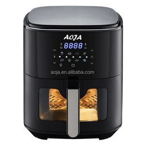 Hot Sale Kitchen Household Plastic Smart Air Fryer Home Use 1L 2L 5l 6l 6.5l 7l 8l 9l Electric Digital  White air Fryer