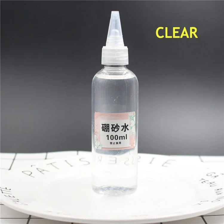 Красочные активаторы буровой воды 100 мл для самодельного слайма самодельный активатор