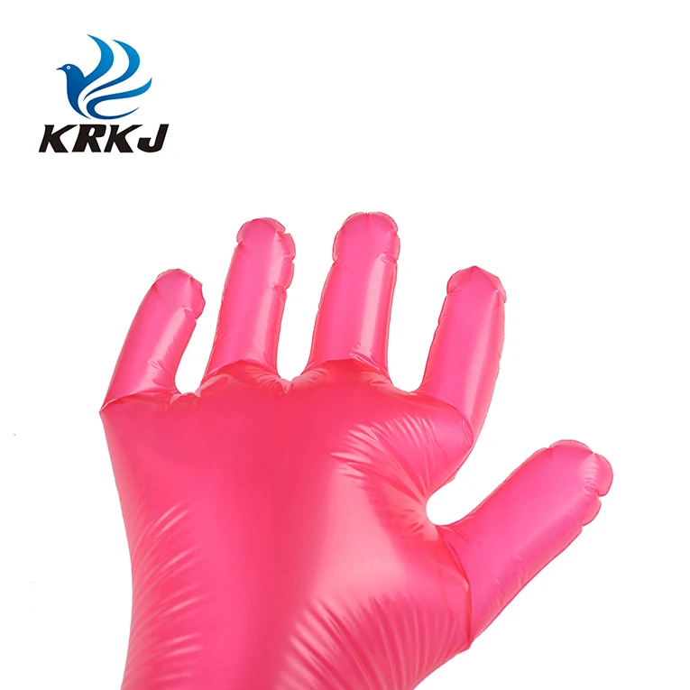 Cheap wholesale disposal arm length  plastic veterinary gloves