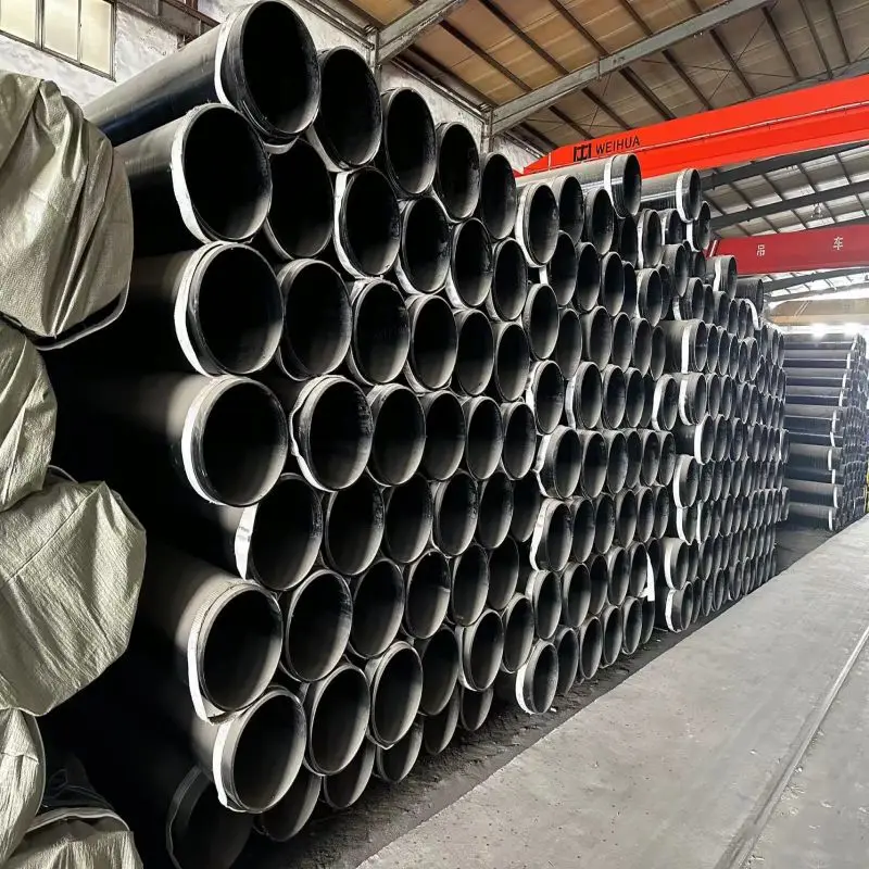 API 5L X42 X52 X56 X60 X70 Large Diameter SSAW Spiral Steel Pipe Piles round Section GS Certified for Water Oil Gas Applications