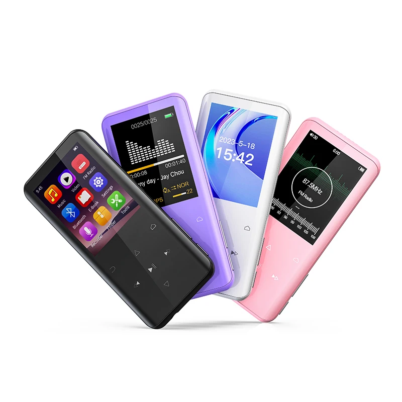 Latest New Design Ruizu D25 Smallest With Voice Recorder Small Christmas Gift Free Songs Download MP3 Music Player