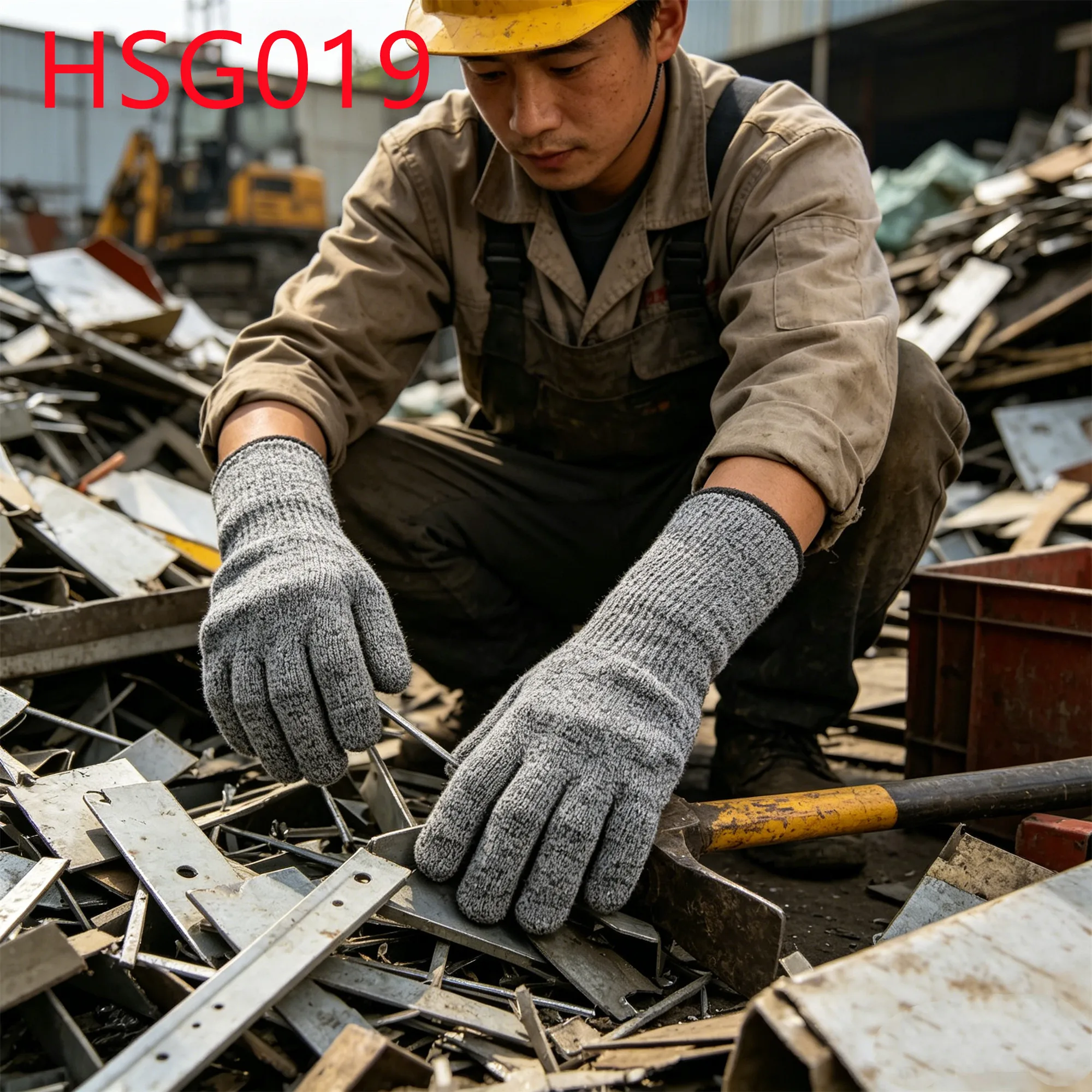 Hua Singh Scrap Sorting High Dexterity Control Working Gloves Workers in All Fields HPPE Cut Resistant Safety Gloves HSG019
