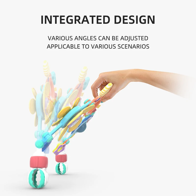 Sonajero de peluche de felpa para bebé, juguete colgante de