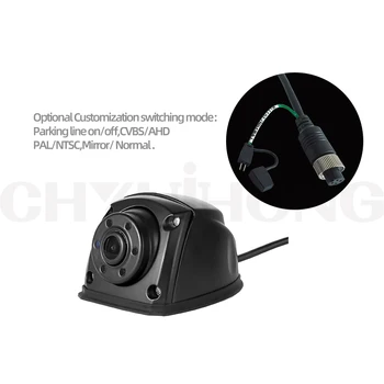 AHD 960P/1080P infrared night vision car side view camera blind spot monitoring 360 degree waterproof camera