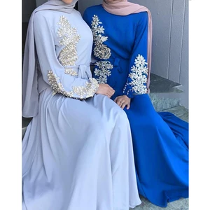 New Designs Turquie Modest Abaya De Luxe Women Muslim Dress Set Vintage Elegant All Seasons Plus Size