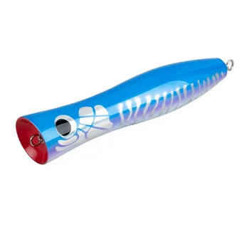 CHEERY WD130 21.9cm/120g Topwater Saltwater Wood Popper Fishing Lure Wooden Popper Trolling Bait Boat Fishing Hard Wobbler Lures – Popper – view 3