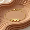 3 lettere d'amore dorate