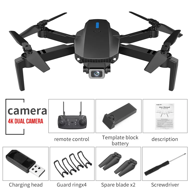 E88 Drone 13 Min Flying Camera E88 Pro Beginner Prosumer Rc Drones 4k