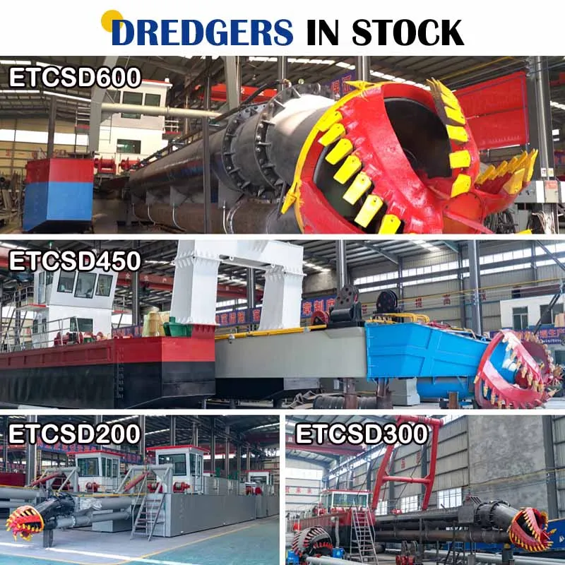 Sand Cutter Suction Dredger Environmental Dredging Equipment Machine Shipyard Canal River Dredging Vessel