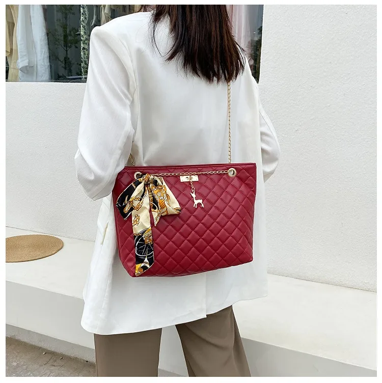 RU Big Capacity Designs Small square New Women's One Shoulder Tote Bag Small SquareLadies Purses Handbags