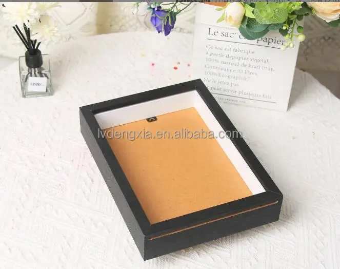 A4 A5 Mdf Material Empty Photo Frame for DIY Painting Light Blank Frames with Acrylic Luminous Painting Night Light Material