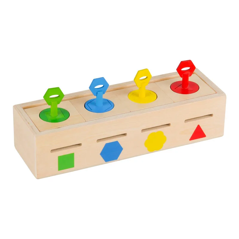 Montessori-Sinnesentwicklung Holzspielzeug für Kinder, kognitive Intelligenzbox, Lern- und Sortierspielzeug für Kleinkinder, pädagogisches Spielzeug Geschenk
