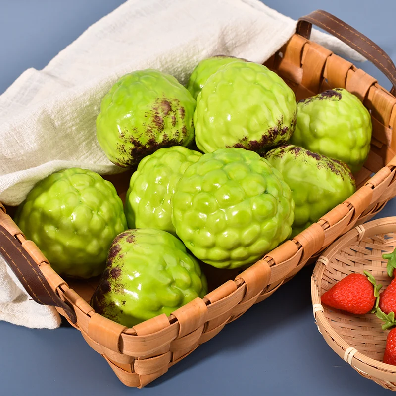High Simulated Sakyamuni Model Fake Sakyamuni Fake Simulation Cherimoya Model Props Plastic Cherimoya Fruit