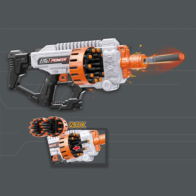 Пластиковый пистолет-пуля