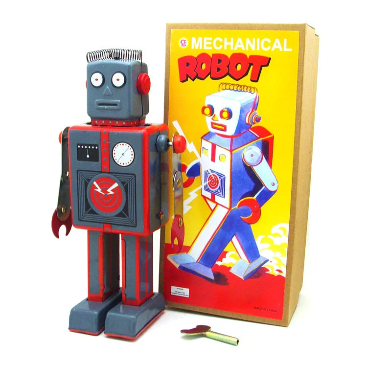 Cyborg Of Yore Retro Robot Tin Toy Hotel Gift